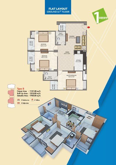 Type B Floor Plan